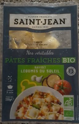 Ravioli Légumes  du Soleil front packaging