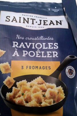 Ravioles à poêler 3 fromages front packaging