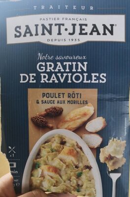 Gratin de Ravioles au Poulet Sauce Morille