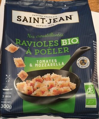Ravioles Bio à poeler Tomate Mozzarella