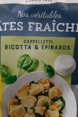 Pâtes fraîches ricotta et épinards