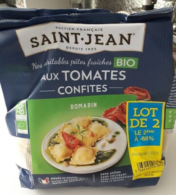 Raviolis aux tomates confites et romarain