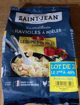 Ravioles à poêler & légumes du soleil cuisinés