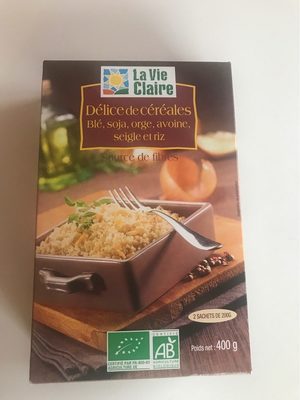 delice de céréales front packaging