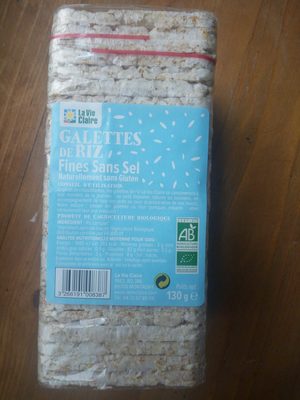 Galettes de Riz Fines Sans Sel