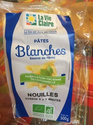 Pates Blanches Nouilles front packaging