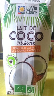 Lait de coco cuisine