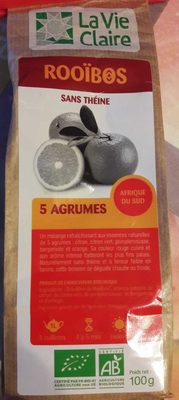 Rooïbos 5 Agrumes front packaging