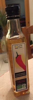 Condiment Balsamique Blanc au piment d’espelette front packaging