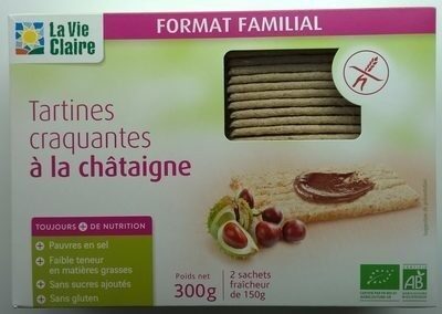 Tartines craquantes à la châtaigne