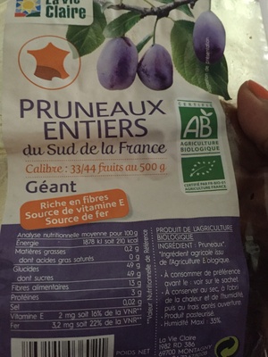 Pruneaux Entiers du Sud de la France