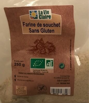 Farine de souchet front packaging