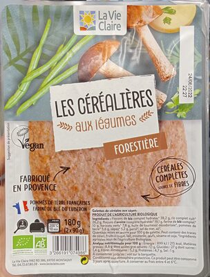 Galettes céréales cèpes