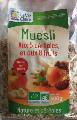 Muesli aux 5 céréales et aux 8 fruits