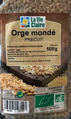 Orge mondé précuit