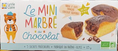 Mini marbrés au chocolat front packaging