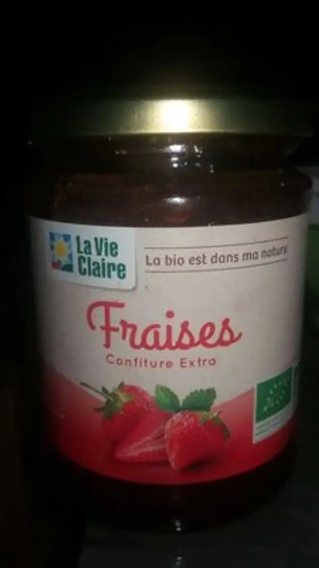 La bio est dans ma nature - Fraises confiture extra front packaging