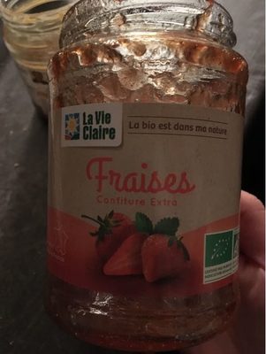 Confiture fraise front packaging