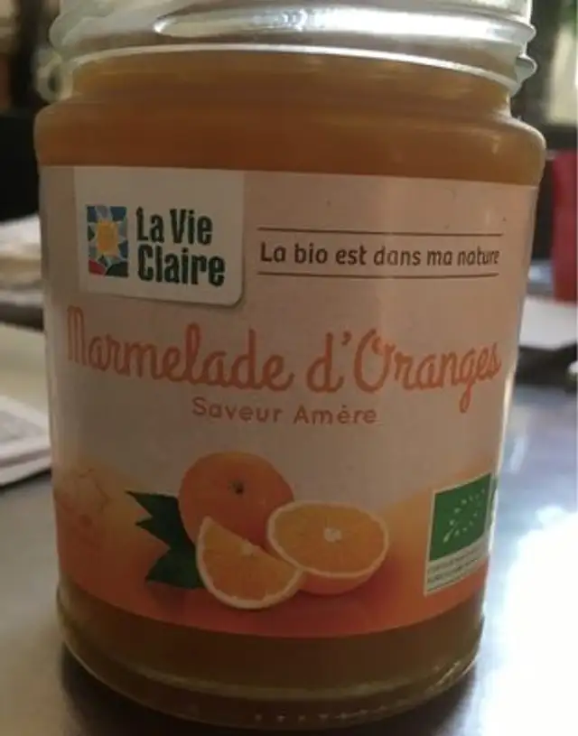 Marmelade d'oranges saveur amère front packaging