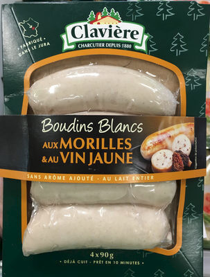 Boudins blancs aux morilles & au vin jaune