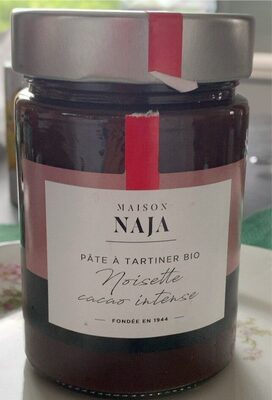 Pâte à tartiner bio Noisette cacao intense