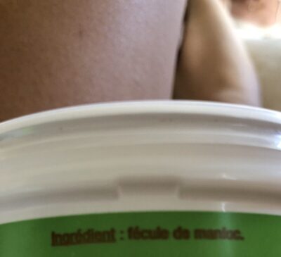 Tapioca pot 250g ingredients label