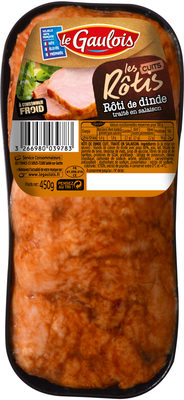 rôti de dinde cuit s/v front packaging