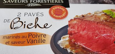 Pavés de Biche, marinés au poivre