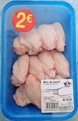 Ailes de poulet front packaging
