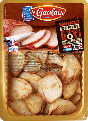 Emincés de filet de poulet rôti à la Mexicaine front packaging