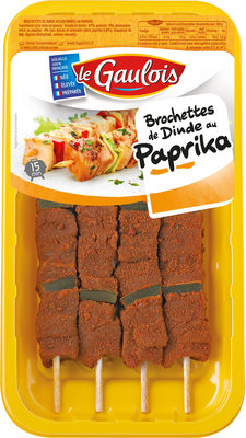 brochettes de dinde au paprika