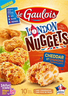 London Nuggets cheddar et Oignons Croustillants