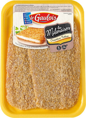 escalopes de dinde milanaise x2 s/at