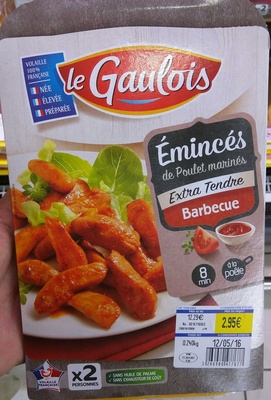 Émincés de Poulet marinés Barbecue