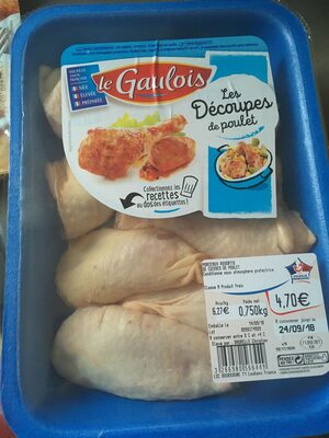 Morceaux assortis de cuisses de poulet