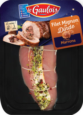 Filet mignon de dinde farci aux marrons
