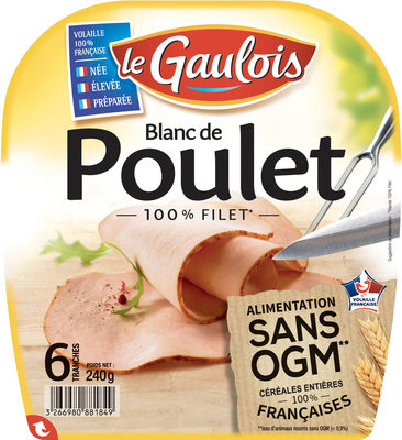 Blanc de poulet x6 front packaging