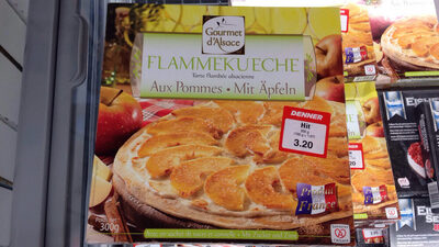 Tarte Flambée uit de Elzas met Appels, diepgevroren