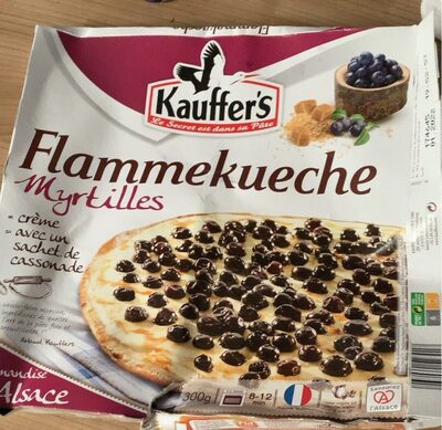 Flammekueche Myrtilles