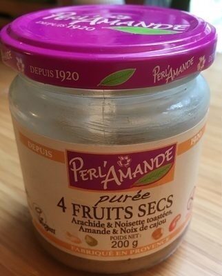 Purées 4 Fruits Secs
