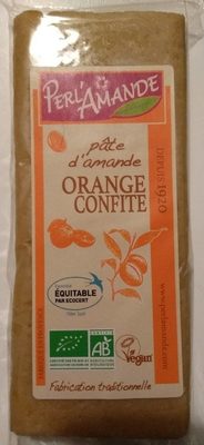 Pâte d'amande Orange Confite