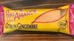 Barre Pâte d’amande citron gingembre