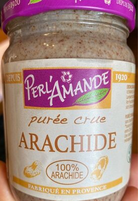 Purée crue arachide