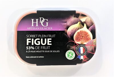 Sorbet plein fruit FIGUE, 53% de fruit