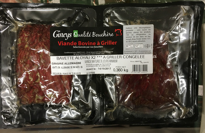 Viande bovine à griller Bavette Aloyau X2