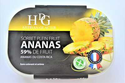 Sorbet Ananas front packaging