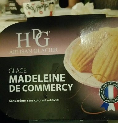 Glace madeleine de commercy