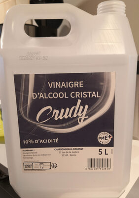 vinaigre d'alcool cristal