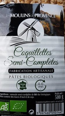 Coquillettes semi complètes