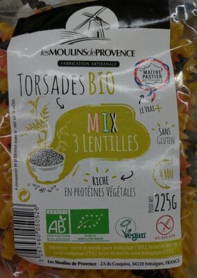 Torsades bio mix 3 lentilles
